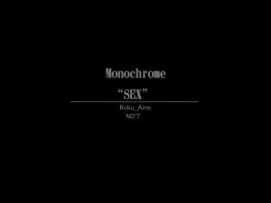 [RJ259565] (万屋) Monochrome “SEX” NO’7