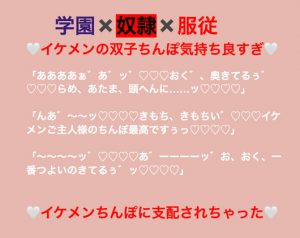 [RJ336205] (スイーツ×フルーティ) 奴隷女子学園K〜他学年交流授業でゴリマッチョのイケメン双子兄弟にに死ぬほど犯されちゃいました〜