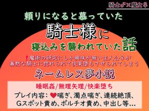 [RJ354801] (貴女の為に文字を書く!) 頼りになると慕っていた騎士様に寝込みを襲われていた話