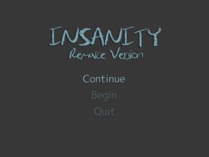 [RJ341852] (URI GAMES) 
      INSANITY Remake English Version