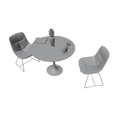 【3d素材モデル】カフェのテーブルイス