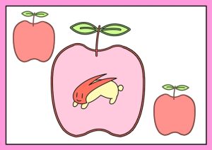 [RJ01154715] (nanaraiTRY)
リンゴフレームとりんごうさぎ