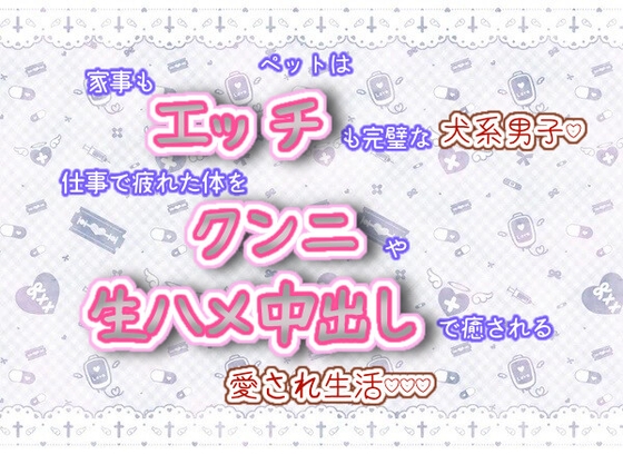 ペットは家事もエッチも完璧な犬系男子!仕事で疲れた体をクンニや生ハメ中出しで癒される、愛され生活♬.*゜