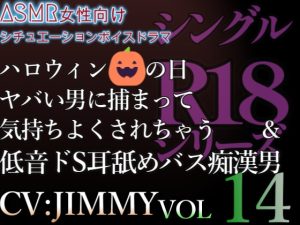 [RJ01214290] (JIMMY@asmr) 
VOL14 シングルR18シリーズ【CVJIMMY】 合計28分超え 超低音で危険なドS男からの痴○&強○的性行為