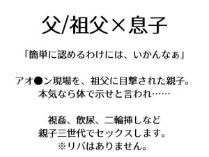 [RJ01215150] (スモーキー珈琲)
血縁父さん―三代交わる熱帯夜―