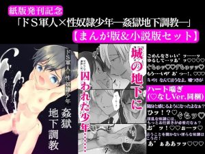 [RJ01219149] (百億いばら) 
ドS軍人×性奴○少年―姦獄地下調教―【まんが版・ノベル版まとめ】