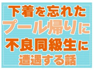 [RJ01232848] (お姫様の休日) 
下着を忘れたプール帰りに不良同級生に遭遇する話