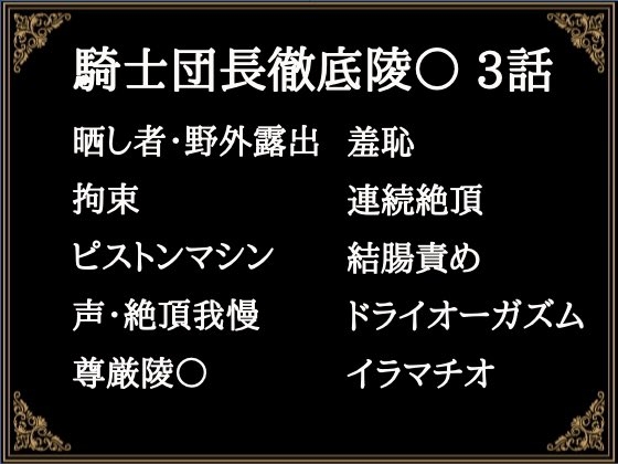 贄騎士モーリスの献身～騎士団長徹底凌〇～(3)