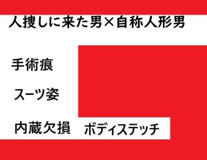 [RJ01304762] (近く親しむ) 
人捜し×自称人形