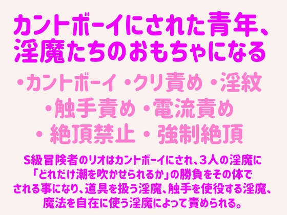 S級冒険者、カントボーイにされ淫魔のおもちゃになる