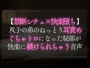[RJ01375801] (A_kun) 
【本日限定330円】【禁断シチュ×快楽堕ち】双子の弟のねっとり耳責めぐちゃトロになった秘部が快楽に躾けられちゃう音声