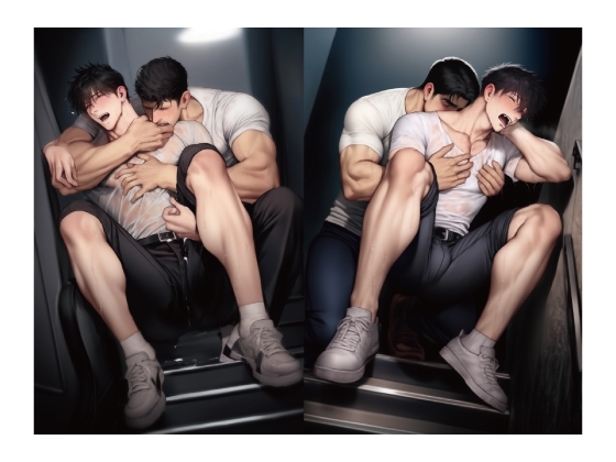 【ノンケ強○掘られ堕ち】喉もケツもバキ鳴きすぎて、階段がヌれたね-こっちの世界にようこそ-