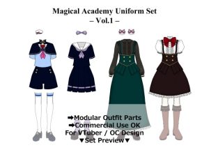 [RJ01393930] (Studio chacana) 
Magical Academy Uniform Set – Vol.1