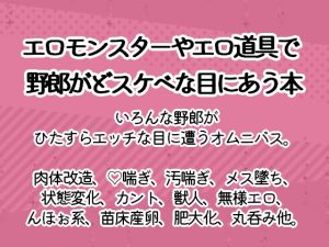 [RJ01395347] (深海) 
野郎がエロモンスターやエロアイテムでどスケベな目にあう本