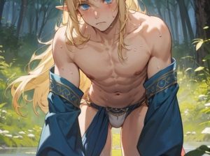 [RJ01404176] (ダラナ) 
やんごとなきエルフの王子はグロい魔物に凌○されるのを大変、お気に召したらしい