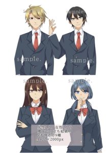 [RJ01407836] (ねこだまり) 
男女4人 バストアップ立ち絵