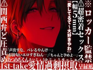 [RJ01413383] (sadistic|M) 
【過剰溺愛】※ロッカー監禁【幅5mm】⚠︎超密着セックス⚠︎関西弁ど圧責めのあつみちくん『声出すな、バレるやんけ…』孕むまで何回も鬼ピストン種付け【超濃厚射精】