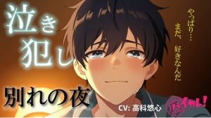 [RJ01419396] (バイカレ!～バイノーラルな彼氏～) 
泣き犯し～ 同棲解除日記 ― 最後の夜、僕たちは涙を流しながら身体を重ねた ～ ASMR/バイノーラル/泣きエッチ/カップル/日常/別れ/感動/あまあま/中出し