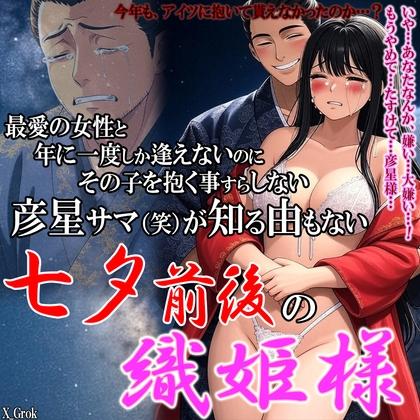 【七夕音声】究極の寝取り！最愛の女性と一年に一度しか逢えないのにその子を抱く事すら”しない”彦星サマが知る由もない七夕前後の織姫様