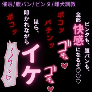 [RJ01471845] (よるてぃの欲求) 
【催○/腹パン/ビンタ】痛いのが気持ち良い♡バチボコ調教でイカされる雌犬