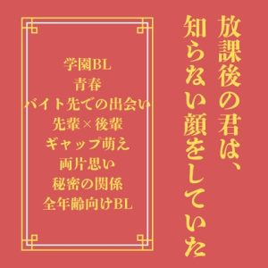 [RJ01471125] (LOVELOVEパレット(全年齢版)) 
放課後の君は、知らない顔をしていた