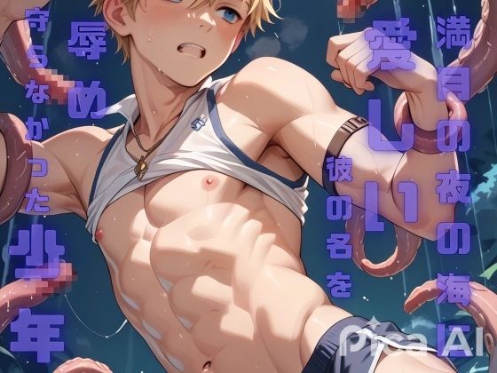 「満月の夜の海に近づけいてはいけない」とのいいつけを守らなかった少年は辱められて愛しい彼の名を叫ぶ