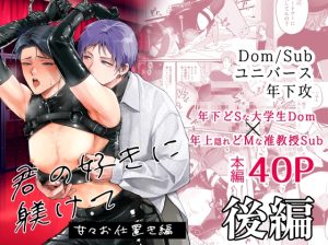 [RJ01496149] (AMA) 
【韓国語版】君の好きに躾けて～甘々お仕置き後編～