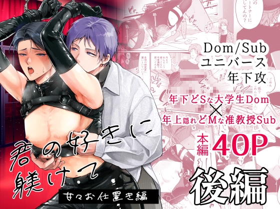 君の好きに躾けて～甘々お仕置き後編～