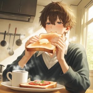 [RJ01488188] (賞味期限30分の声の主) 
【30秒ボイス】トースト焼けたよ。いい匂い