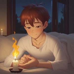 [RJ01489260] (賞味期限30分の声の主) 
【30秒ボイス】キャンドルの火、見てると眠くなる