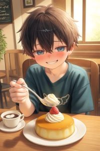 [RJ01491040] (賞味期限30分の声の主) 
【30秒ボイス】デザート、半分こしよ?