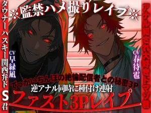 [RJ01494473] (sadistic|M) 
【※監禁ハメ撮りレ○プ※】でっかいちんぽの絶倫配信者との秘密3P⚠︎アナル犯され大好きドマゾ君【※オホ声】とダウナーハスキー関西弁ドS君【逆アナルハメ立ちバック】