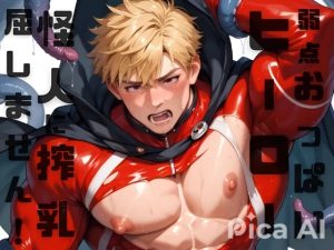 [RJ01497113] (ダラナ) 
弱点のおっぱいを隠せないヒーローは怪人にどれだけ搾乳されても屈しません！