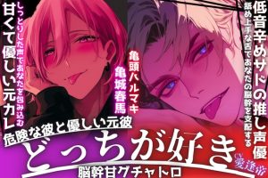 [RJ01502813] (SSS〜愛逢帝〜) 
【期間限定50%OFF】【危険な彼と優しい元彼】裏名義の彼は私の耳を容赦無く強○する【両耳強○】【耳•クリ•乳首全舐め】舐めながら種付け連続射精【脳幹甘グチャトロ】