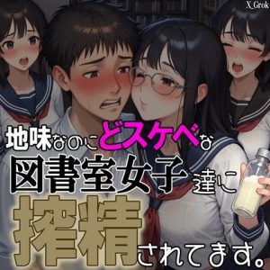 [RJ01511870] (紳士な変態) 
午後の休み時間に図書室女子達に搾精されてます。
