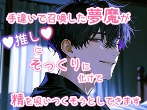 [RJ01512278] (果実蜜亭) 
手違いで召喚した夢魔が推しにそっくりに化けて精を吸いつくそうとしてきます