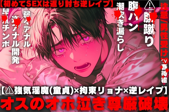 【⚠︎強気淫魔(童貞)✖︎拘束リョナ✖︎逆レ○プ】早漏チンポ弱々アナル咽び泣くまで逆破壊…オスなのに潮吹き漏らし『僕は君を孕ませたい…』【初めてSEXは返り討ち】