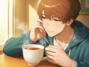 [RJ01520882] (賞味期限30分の声の主) 
【30秒ボイス】温かい紅茶と、君と。ゆっくり落ち着く時間